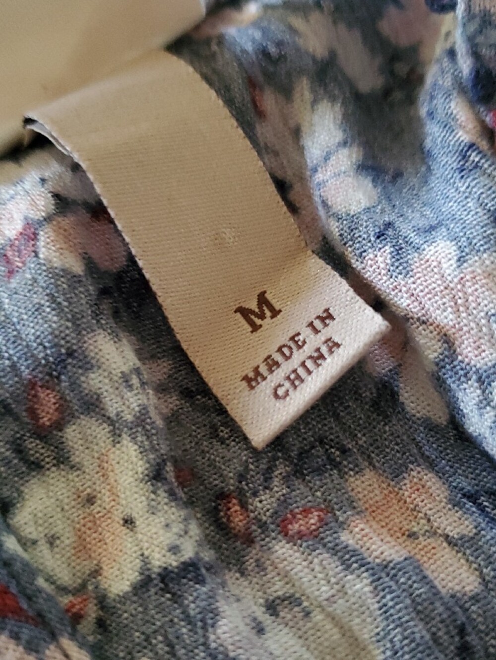 KNOX ROSE Blue Floral Print Dress - GUC - Picture 3 of 8